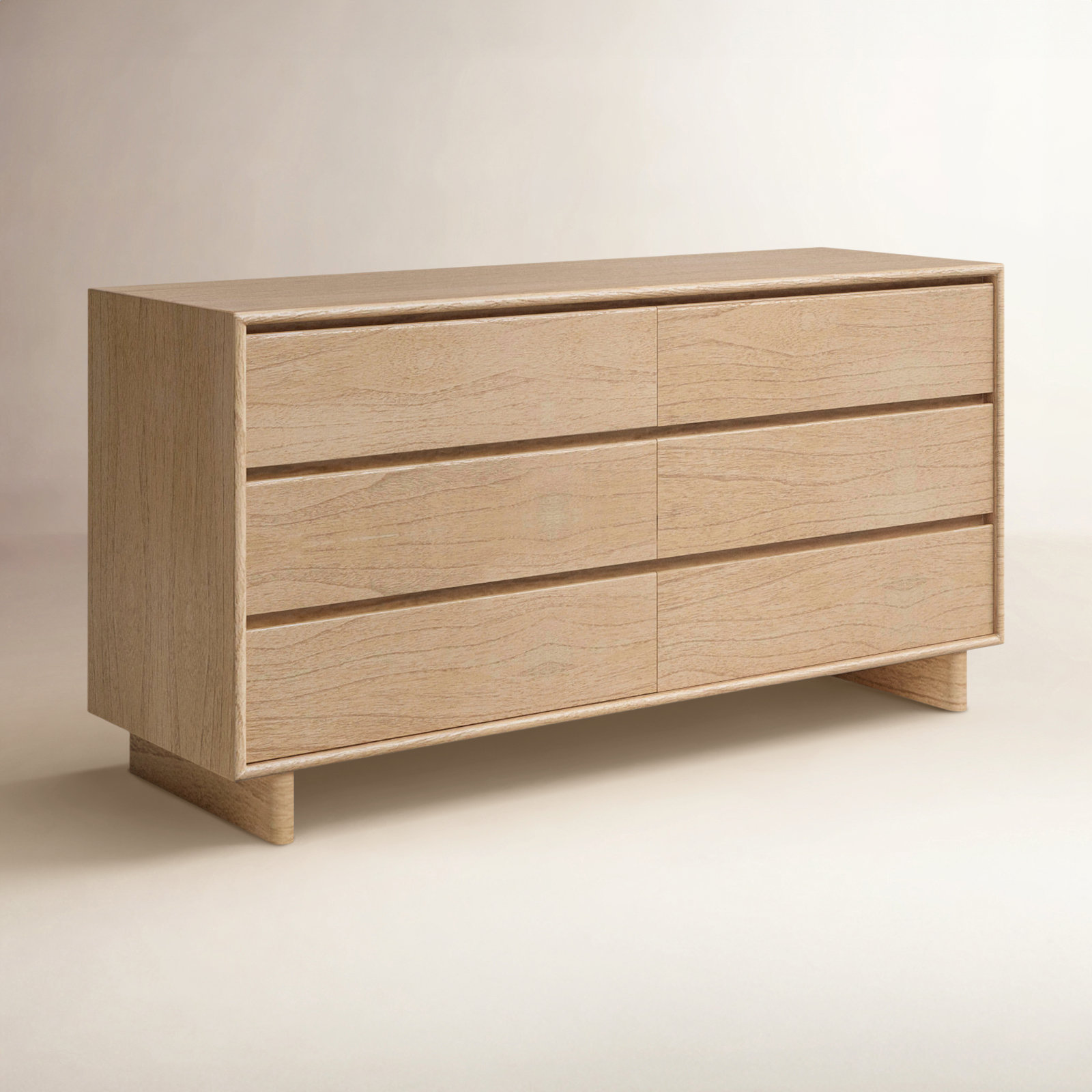 Soleil 62" Double Dresser, Natural
