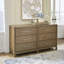Commode 6 tiroirs Geovoni