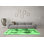 Washable Abstract Indoor Rug