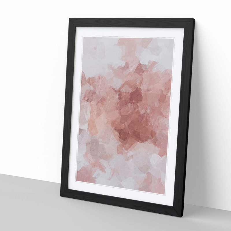 Trusted Light in Abstract - Picture Frame Graphic Art Print, 50cm H x 35cm W x 2cm D, Black