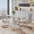 7 Piece - Marbled Dining Table Set-1498344952