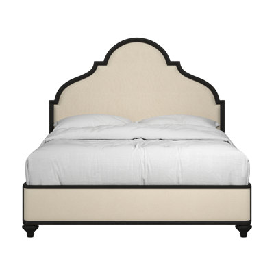 Atrium Upholstered Scalloped Bed