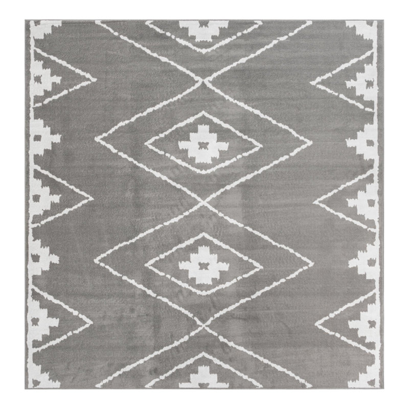 Latitude Run® Vefsna Nikolis Rug Gray, Square 10'