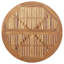 Round Acacia Solid Wood Outdoor Bistro Table-1600846030