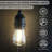 Banord LED 48 Foot String Lights, 16 Warm White Bulbs for Outdoor Use