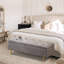 Banc de rangement rembourré avec couvercle Yvonne-305322593