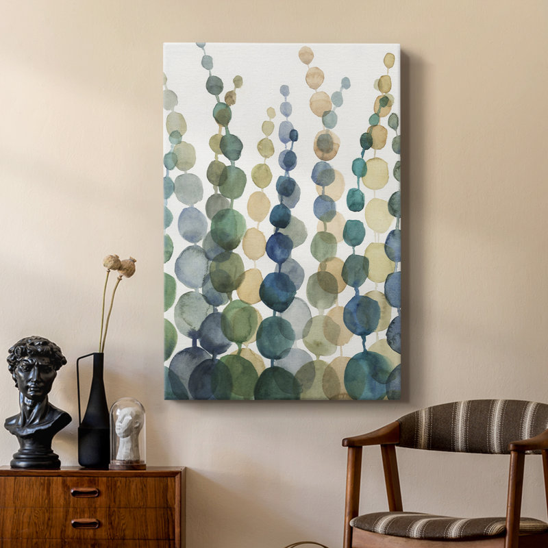 Pompom Botanical I - galerie Cavas, H 27 po x l 18 po