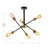 Timaios 6 - Light Dimmable Sputnik Modern Linear Chandelier