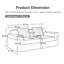 Canapé modulaire à 2 places sans os-417976875