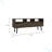 Tv Stand with Three Open Shelves, Two Flexible Drawers