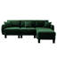 Canapé modulaire Boucle 3 au design moderne et amovible avec coussins moelleux pour se détendre-376393815-376393819