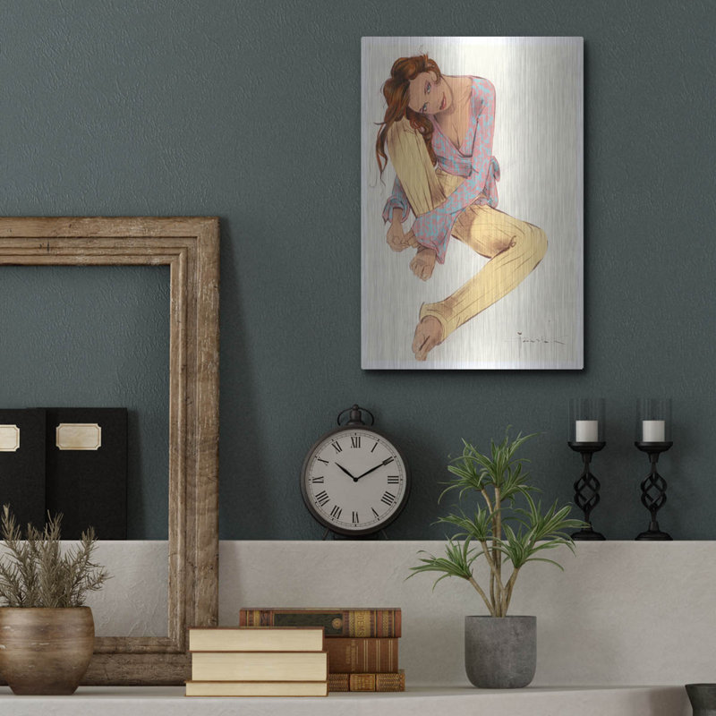 «Hanging Out» par TM Borenstein, H 16 po x l 12 po