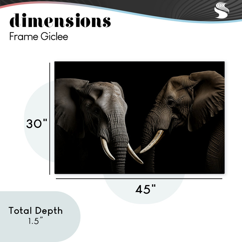 Paire d'éléphants Pachyderm, conception par Decent Exposures