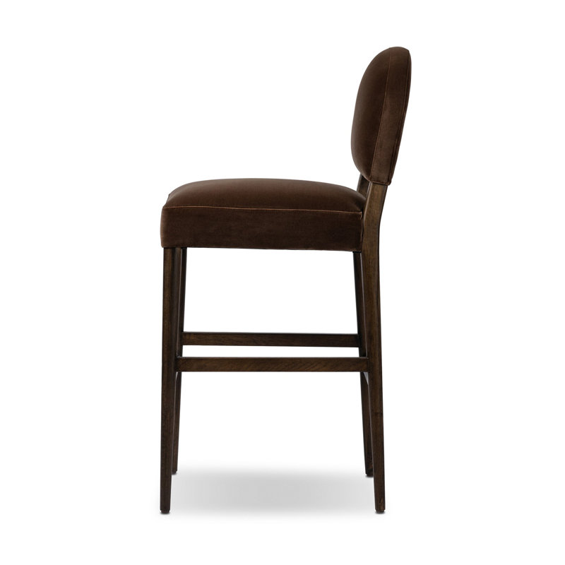 Abilene Stool-Somerton Ash, Burnt Oak, Sapphire Coco, Bar Stool (30.98" Seat Height)