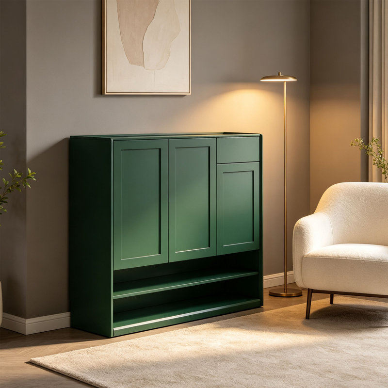 Rangement à chaussures de style européen pour balcon, Vert