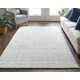 Kentoria Handmade Viscose White/Silver Rug