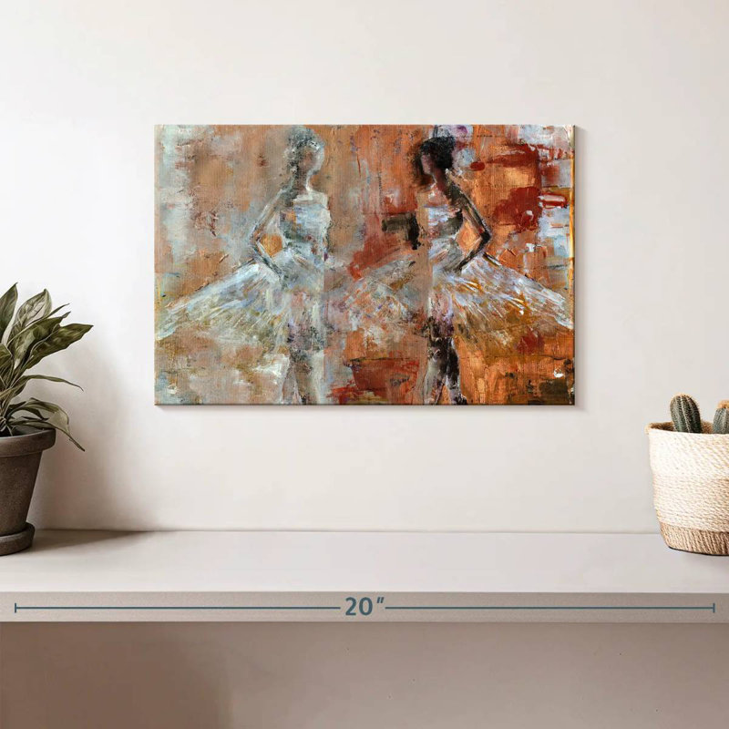 Enn Dual Dancers, 8" H x 12" W