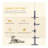 9' Adjustable Height Floor-To-Ceiling Vertical Cat Tree - Grey