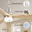 Ventilateur de plafond à DEL standard Kemp-722357056