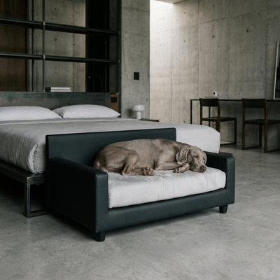 Dream Haven Orthopedic Dog Sofa Bed - Silver