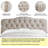 Linen Upholstered Headboard-Modern-Adjustable Height-Button Tufting-2091305581-2091305582
