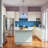 Single Dimmable Blue Handblown Glass Drop Ceiling  Pendant Lights