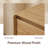 5-Drawer Wooden Dresser, 31.5" W, with Curved Rounded Corners,  for Bedroom, Living Room, Hallway