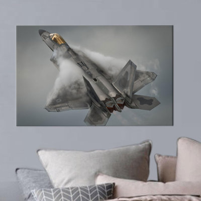 Modern Fighter Jets Canvas Print Art Perfect for Loft Wall Decor and Unique Personalized Baby Gift for Holiday Season