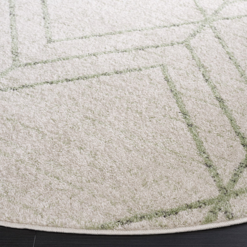 Jakes Performance Geometric Rug, Round 6'