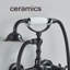 2 Handle Wall Clawfoot Tub Faucet