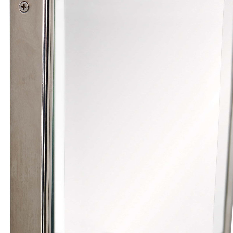 Vaquero Small Mirror, Polished Nickel
