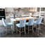 Velours bleu avec tiroirs faits à la main, pieds en bois, assise confortable, 2 coussins,-842020842-842020841