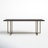Grigg Metal Base Dining Table - Brown