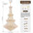 42-Light Dimmable Tiered Chandelier