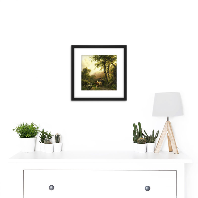 Koekkoek Italian Landscape - Single Picture Frame Painting