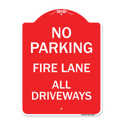 Enseigne Signmission Designer Series - allée de feu toutes les allées / 23999