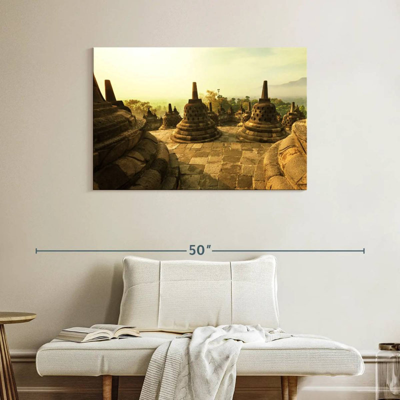 Adella Borobudur Buddhist Temple, 26" H x 39" W