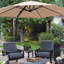 Housse de remplacement pour auvent pour parasol de patio de 10 pi pouvant accueillir 6 baleines (toile seulement)-1956567968-2058194368