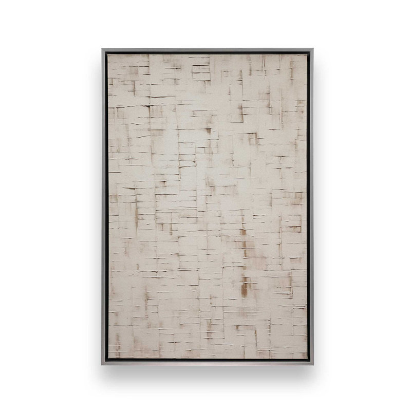 Impression sur toile texturée Tranquility II dans un cadre noir, 18 po x 12 po, H 12,75 po x l 8,75 po x P 1,75 po