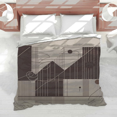 Geometric Line Art Comforter