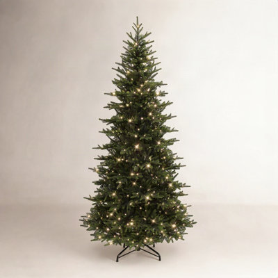Slim 7.5' Pre-Lit Fir Tree