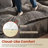 Nathasa 2 - Piece No Assembly Required Upholstered Boneless Sectional, Compression Sleeper Sofa with Pillow, Free Combination Sofa Bed for Home-123086226-123086228