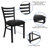 Kendall Commercial Grade Modern Ladder Back Metal Restaurant Chair by Flash Furniture-94568938-68072808
