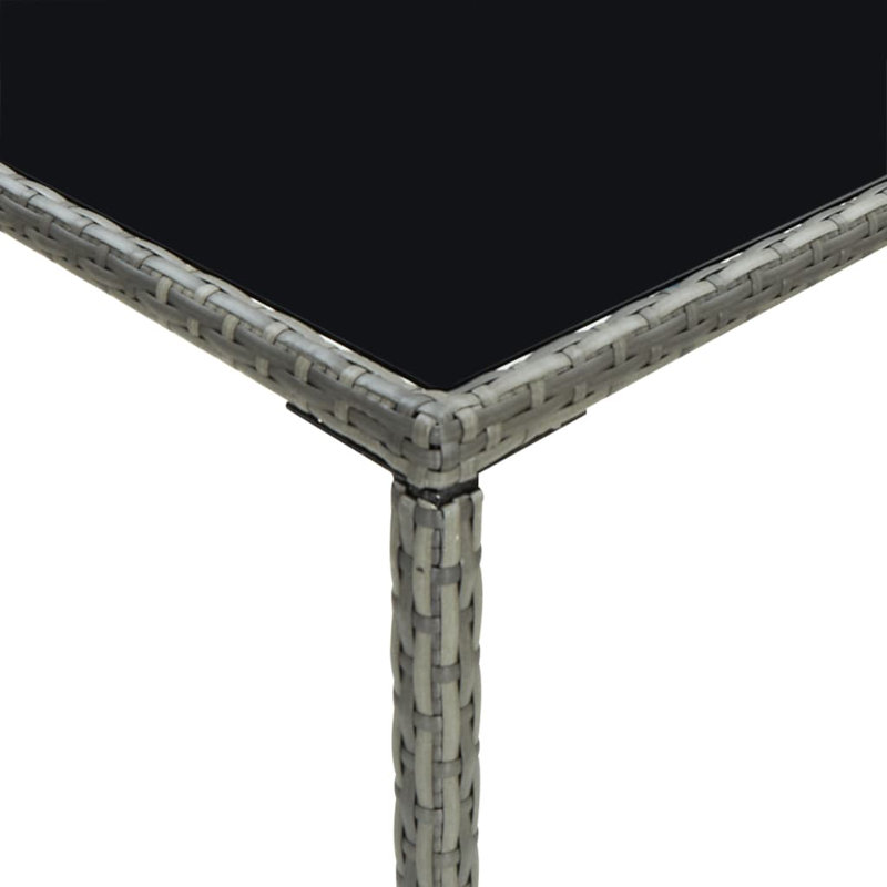 Mamers Bar Table, Gray, 27.6" L x 27.6" W x 39.4" H