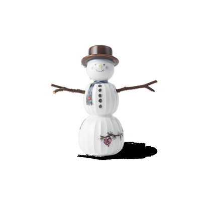 4.5'' Ceramic / Porcelain Snowmen