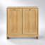 Armoire à linge basculante avec 2 paniers amovibles et ensemble anti-basculement