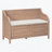 Rustic Multifunctional Storage Bench (Brown+Beige)-692571163