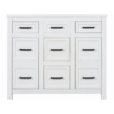 18.00'' Single Bathroom Vanity with Ceramic Top