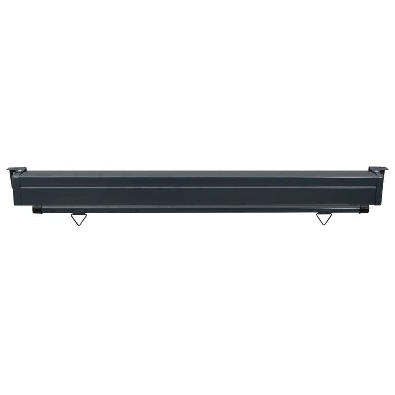 Ergin Balcony Side Awning, Brown, 250cm H x 85cm W