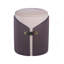 Tabouret de coiffeuse à deux tons avec rangement Latitude Run®